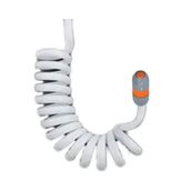 Plasyay 2 m Beyaz Spiral Yıkama Sulama Uzatma Hortumu