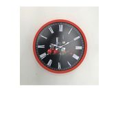 Platin Saat Turuncu Mutfak Ahşap 36 cm Duvar Saati