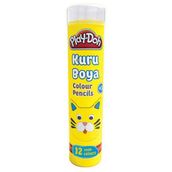 Play Doh 12 Renk Kuruboya Kalem Tüp