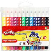 Play Doh 12 Renk Üçgen Keçeli Boya Kalemi