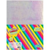 Play-Doh PLAY-EK004 Simli 10 Renk Zarflı Elişi Kağıdı