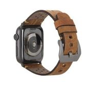 Plm Vigo G19 Taba 42-44-45 mm Apple Watch Uyumlu Deri Kordon