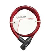 Plus Kırmızı 12x800 mm Anahtarlı Bisiklet Kilidi