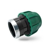 Poelsan Siyah 32X1 Dişi Adaptör