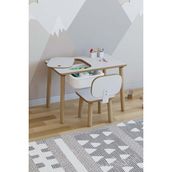 Pofitto Montessori Çocuk Masası - Oyun Masası - Aktivite Masası - Çalışma Masası - Etkinlik Masası - Beyaz
