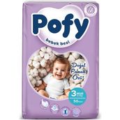 Pofy No:3 Midi 50 Adet Bebek Bezi