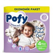 Pofy No:4 Maxi 100 Adet Bebek Bezi
