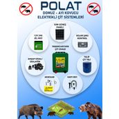 Polat Eko 1000 mt 10-15 Dönüm Güneş Panelli Elektrikli Çit
