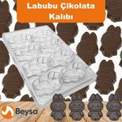 Polikarbon Labubu Çikolata Kalıbı 35GR - 10 cm
