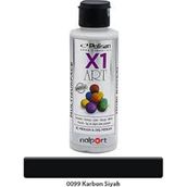 Polisan X1 Art Karbon Siyah 120 ml Multisurface Hobi Boyası