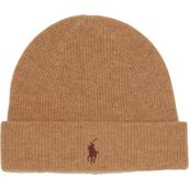 Polo Ralph Lauren Kahverengi Logo Nakışlı Erkek Kaşmir Bere - Standart