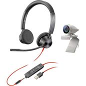 Poly P5 Webcam With Blackwire 3325 Headset Kit