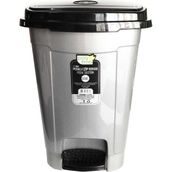 Polytime Pedallı Basmalı İç Kovalı Ofis, Banyo, Mutfak Plastik Çöp Kutusu Kovası - 32 Litre - Gri - 47x35x35 Cm.