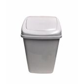 Polytime Sallanır Kapak Ofis Banyo Mutfak Bahçe Çöp Kutusu Kovası / 35 Litre / Beyaz / 57x38x30 Cm.