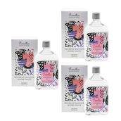 Pomellos Keukenhof Bahçeleri ve Pembe Orkide 3x250 ml Cam Şişe Kolonya