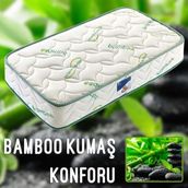 Pooly Bamboo Kumaş Ortopedik Yaylı Lüx Soft 60x120 cm Yatak