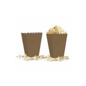 Popcorn Kutusu 8li düz Altın