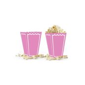 Popcorn Kutusu 8li -Makaron Pembe-