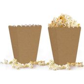 Popcorn Kutusu 8'li -Naturel Kraft-