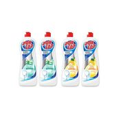 Porçöz Bulaşık Deterjanı 2 Aloe Vera 675 ml + 2 Limon Ferahlığı 675 ml 4 Adet