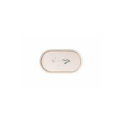 Porland 04ALM007654 28 cm Botanical Desen 4 Kayık Tabak