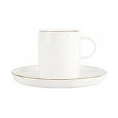 Porland 04ALM007754 200 cc Chopin Altın Yaldız Tabaklı Çay Fincanı