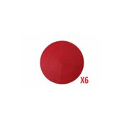 Porland 04STY005182 38 cm 6'lı Vista Kırmızı Amerikan Servis