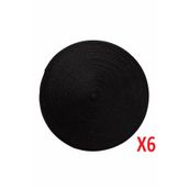 Porland 04STY005186 38 cm 6'lı Vista Siyah Amerikan Servis
