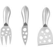 Porland 04STY007738 Ding Peynir Çatal Bıçak Spatula Seti