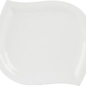 Porland 27 cm Leaf Beyaz Düz Tabak