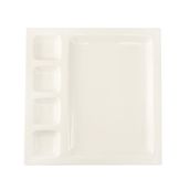 Porland Alumilite 33 cm Bölmeli Kahvaltı Tabağı