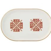 Porland Arabesque 18 cm Desen6 Kayık Tabak