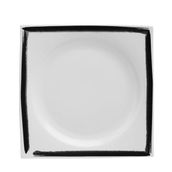 Porland Black Touch Desen2 27x27 cm 6 Adet Düz Tabak