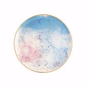 Porland Cosmos Desen5 17 cm Düz Tabak