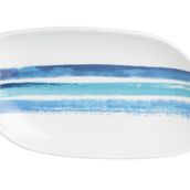 Porland Deep Blue Desen2 31 cm Kayık Tabak