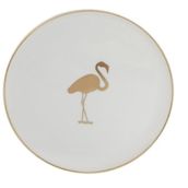 Porland Exotic Desen 10 18 cm Porselen Düz Tabak