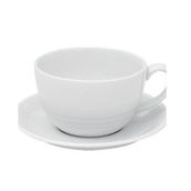 Porland Focus Beyaz 320 cc Tabaklı Çay Fincanı
