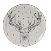 Porland Forest Deer 20 cm Düz Tabak