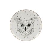 Porland Forest Owl 20 cm Düz Tabak