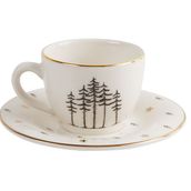 Porland Forest Tabaklı 85 cc 6 Adet Kahve Fincanı