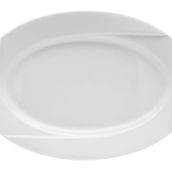 Porland Fourline Beyaz 30 cm Kayık Tabak
