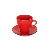 Porland Heritage Standard Seasons Kırmızı Tabaklı 300 cc Çay Fincanı