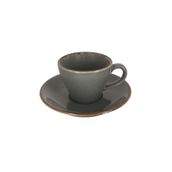Porland Heritage Standard Seasons Koyu Gri Tabaklı 175 cc 6 Adet Çay Fincanı