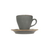 Porland Heritage Standard Seasons Koyu Gri Tabaklı 300 cc Çay Fincanı