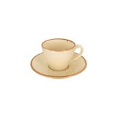 Porland Heritage Standard Seasons Sarı Tabaklı 175 cc 6 Adet Çay Fincanı