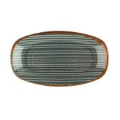 Porland Hypnosis Gri 24 cm Kayık Tabak