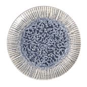 Porland Iris Blue 32 cm 6 Adet Düz Tabak