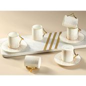 Porland Limoges Glittering 85 cc 6 Kişilik Kahve Takımı