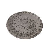 Porland Moire Gri 25 cm Düz Tabak