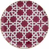 Porland Morocco D5 Fuşya 24 cm 6 Adet Düz Tabak